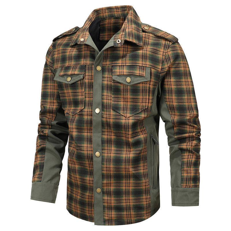 Men's Shirt Jacket Plaid | Alan - Rebooters