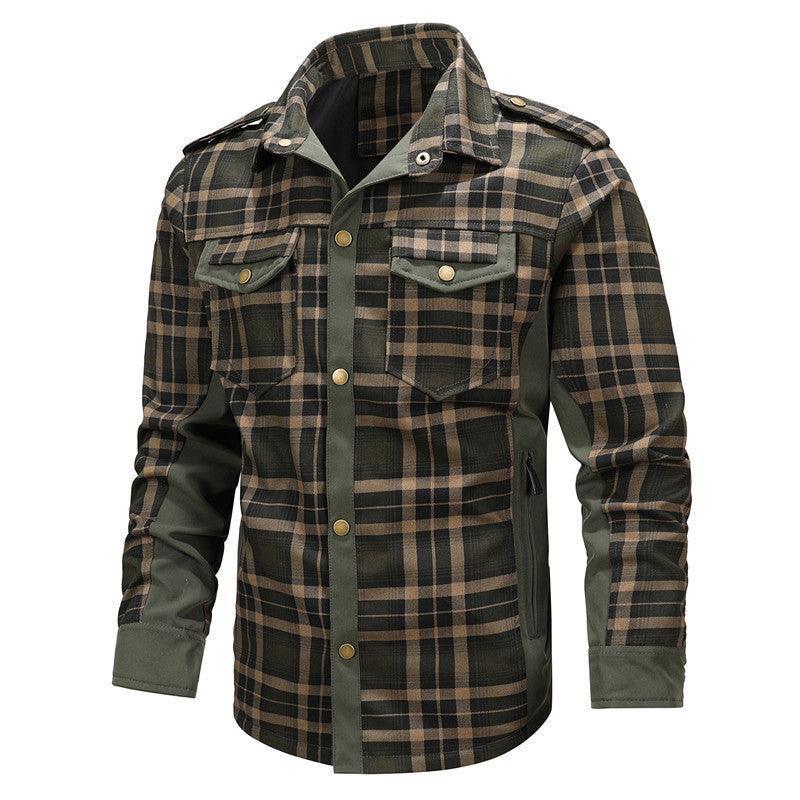 Men's Shirt Jacket Plaid | Alan - Comfortable Outerwear Rebooters Mens Shirts