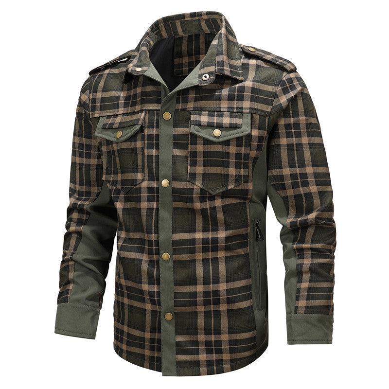 Men's Shirt Jacket Plaid | Alan - Rebooters