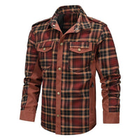 Men's Shirt Jacket Plaid | Alan - Comfortable Outerwear Rebooters Mens Shirts