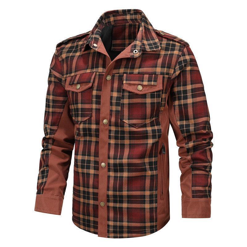 Men's Shirt Jacket Plaid | Alan - Comfortable Outerwear Rebooters Mens Shirts