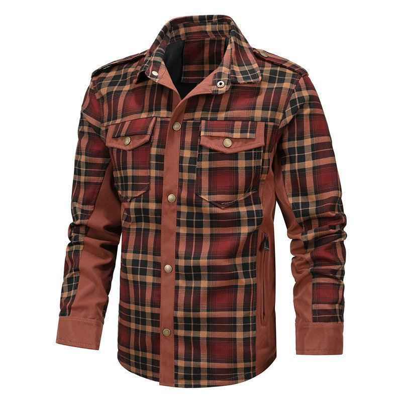 Men's Shirt Jacket Plaid | Alan