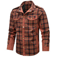 Men's Shirt Jacket Plaid | Alan - Comfortable Outerwear Rebooters Mens Shirts