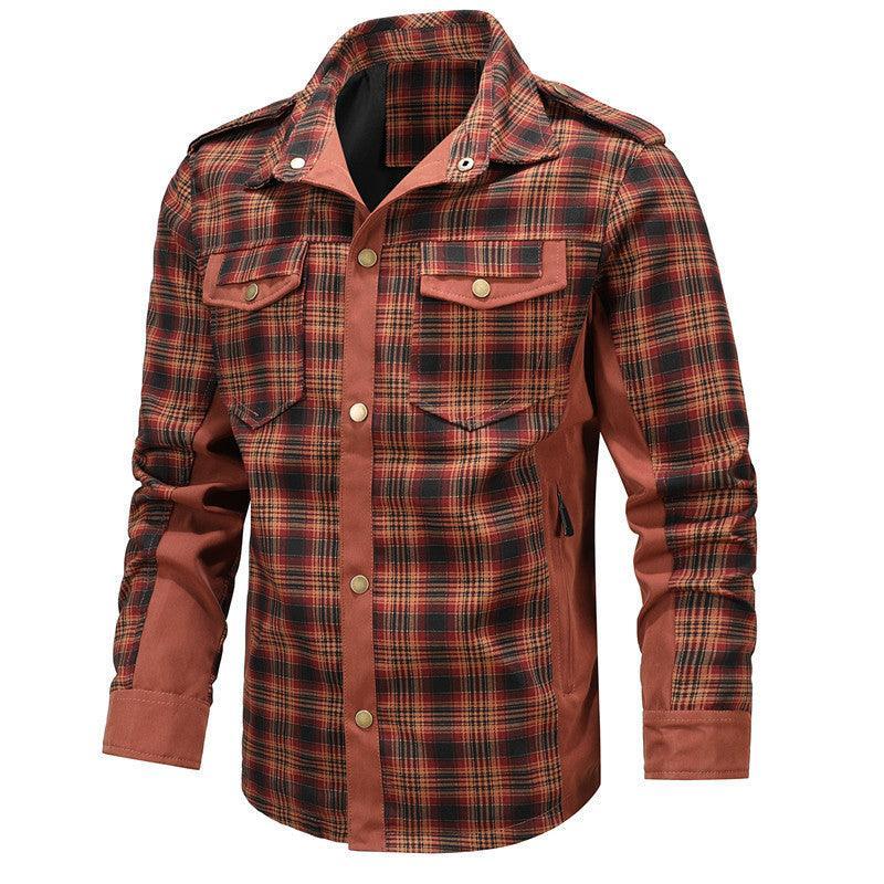 Men's Shirt Jacket Plaid | Alan - Comfortable Outerwear Rebooters Mens Shirts
