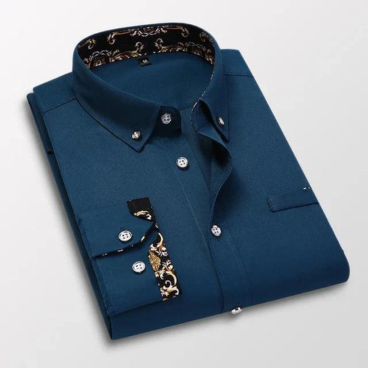 Men's Shirt Long-Sleeve Casual | Vicente for Everyday Style Rebooters Mens Shirts