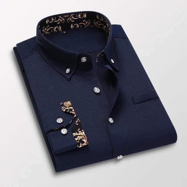 Men's Shirt Long-Sleeve Casual | Vicente for Everyday Style Rebooters Mens Shirts