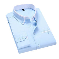 Men's Shirt Long-Sleeve Slim | Damian for Stylish Comfort Rebooters Mens Shirts