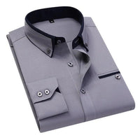 Men's Shirt Long-Sleeve Slim | Damian for Stylish Comfort Rebooters Mens Shirts