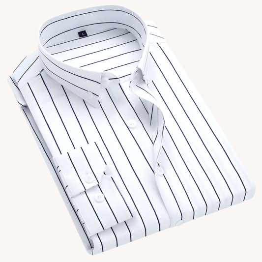 Men's Shirt Long-Sleeve Stripe | Javier for Modern Style Rebooters Mens Shirts