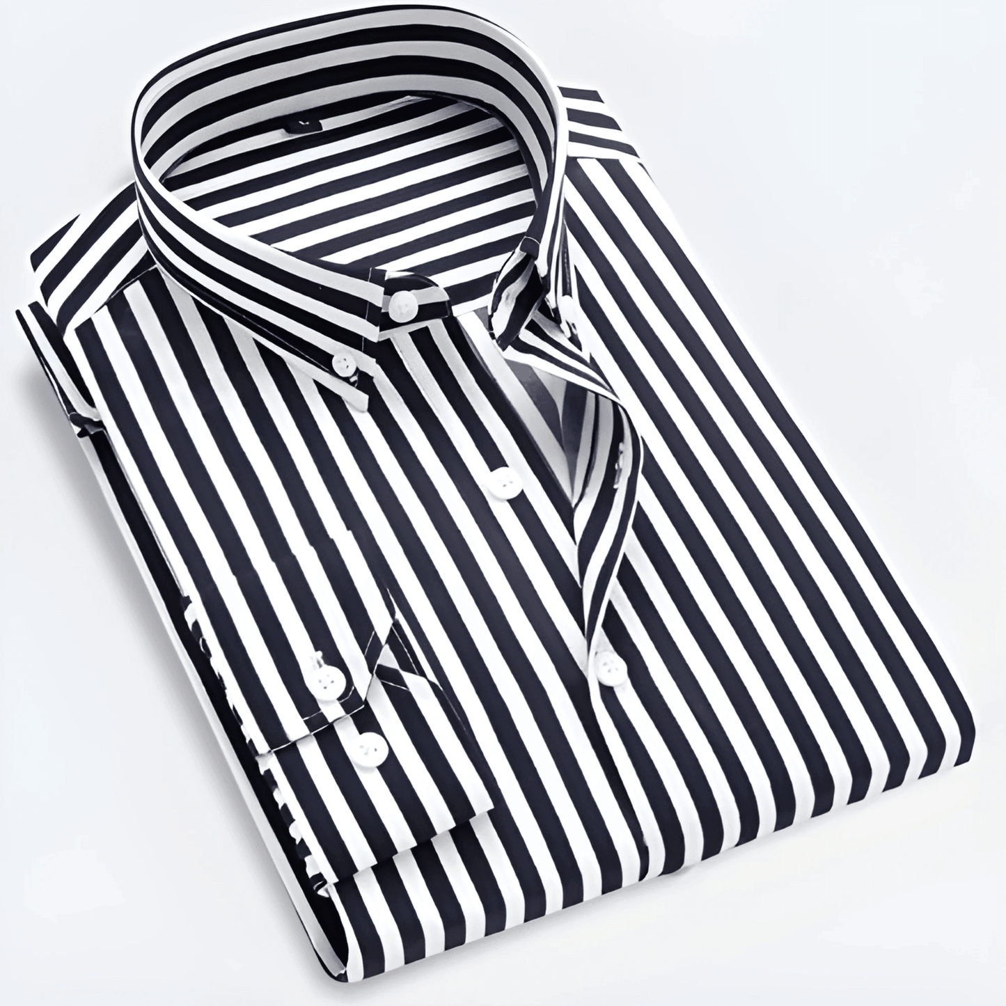 Men's Shirt Long-Sleeve Stripe | Javier for Modern Style Rebooters Mens Shirts