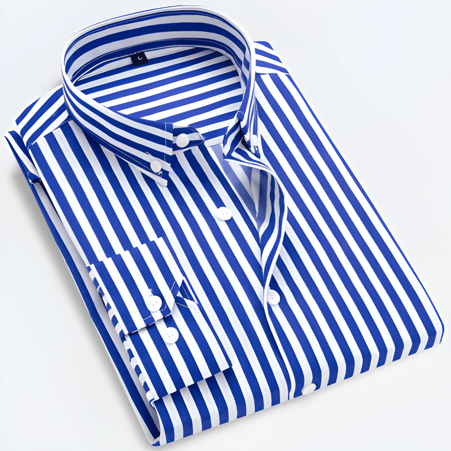 Men's Shirt Long-Sleeve Stripe | Javier for Modern Style Rebooters Mens Shirts