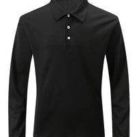 Men's Shirt Long-Sleeve Polo | Thiago Casual Fashion Rebooters Mens Shirts