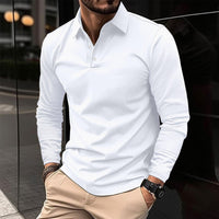 Men's Shirt Long-Sleeve Polo | Thiago Casual Fashion Rebooters Mens Shirts