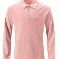 Men's Shirt Long-Sleeve Polo | Thiago Casual Fashion Rebooters Mens Shirts