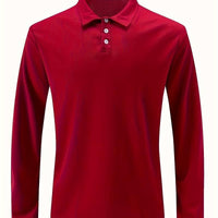 Men's Shirt Long-Sleeve Polo | Thiago Casual Fashion Rebooters Mens Shirts