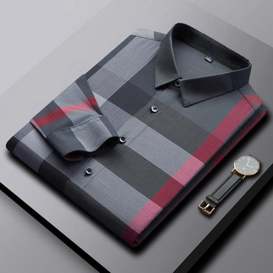 Men's Plaid Shirt Loose Retro | Marcos for Stylish Comfort Rebooters Mens Shirts
