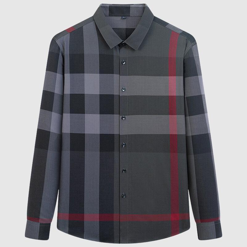 Men's Plaid Shirt Loose Retro | Marcos for Stylish Comfort Rebooters Mens Shirts