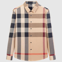 Men's Plaid Shirt Loose Retro | Marcos for Stylish Comfort Rebooters Mens Shirts