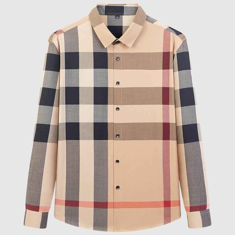 Men's Plaid Shirt Loose Retro | Marcos