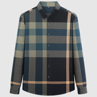 Men's Plaid Shirt Loose Retro | Marcos for Stylish Comfort Rebooters Mens Shirts