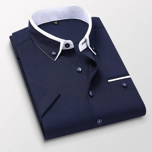 Men's Short Sleeve Shirt Isaac for Casual Stylish Comfort Rebooters Mens Shirts