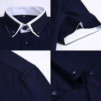 Men's Short Sleeve Shirt Isaac for Casual Stylish Comfort Rebooters Mens Shirts