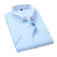 Men's Short Sleeve Shirt Isaac for Casual Stylish Comfort Rebooters Mens Shirts