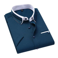 Men's Short Sleeve Shirt Isaac for Casual Stylish Comfort Rebooters Mens Shirts