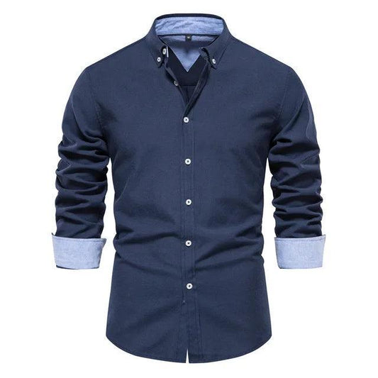 Men's Slim Classic Shirt Diego for Timeless Style and Fit Rebooters Mens Shirts