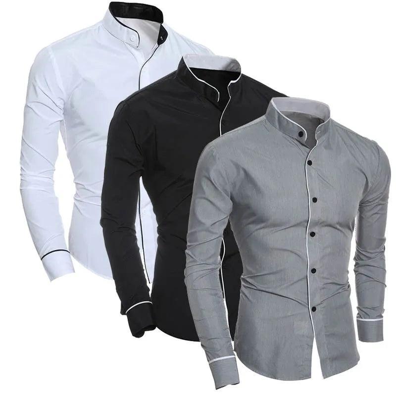 Men's Slim Classic Shirt Samuel for Modern Wardrobe Upgrade Rebooters Mens Shirts