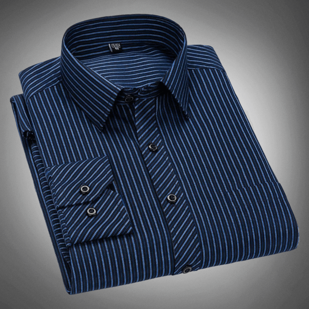 Men's Striped Classic Shirt | Adrian - Rebooters