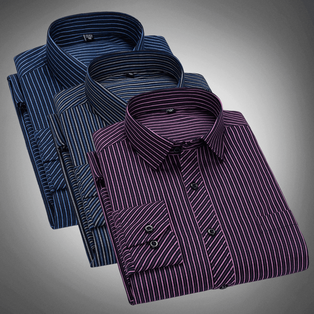 Men's Striped Classic Shirt | Adrian for Stylish Comfort Rebooters Mens Shirts