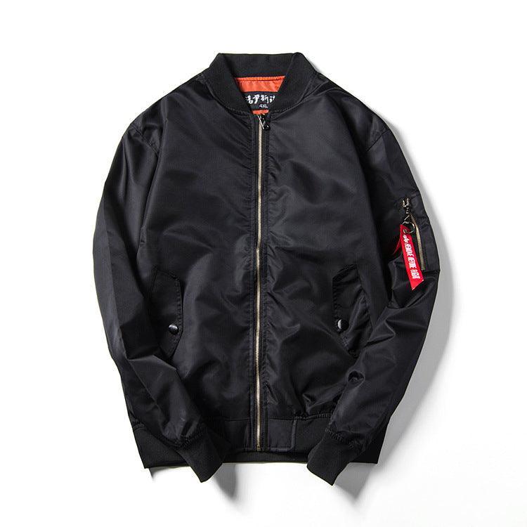 Bomber jacket with remove before flight tag hotsell