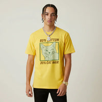 Men’s 80% Cotton 20% Cat Hair T-Shirt | Rebooters