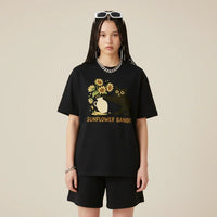 Men’s Sunflower Bandit Cat T-Shirt | Rebooters