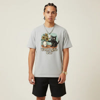 Men’s Van Gogh Cat Sunflower T-Shirt | Rebooters