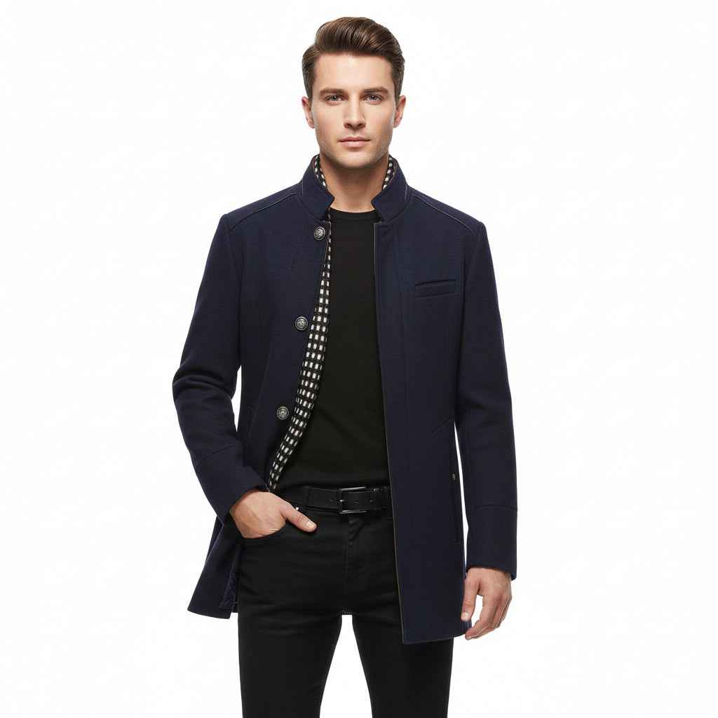 Mens Winter Wool Coat