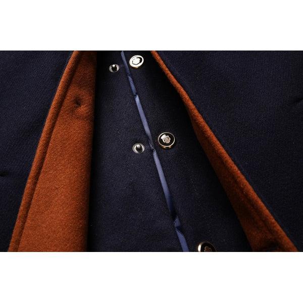 Mens Winter Wool Coat Mid-Length | Lorenzo Stylish Warmth - Rebooters