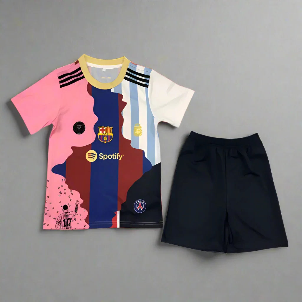 Messi Special 24/25 Kids Kit for Young Football Fans Rebooters