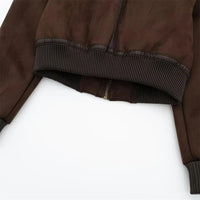 Mia Women's Jacket Brown Effortless Style Meets Cozy Warmth - Rebooters