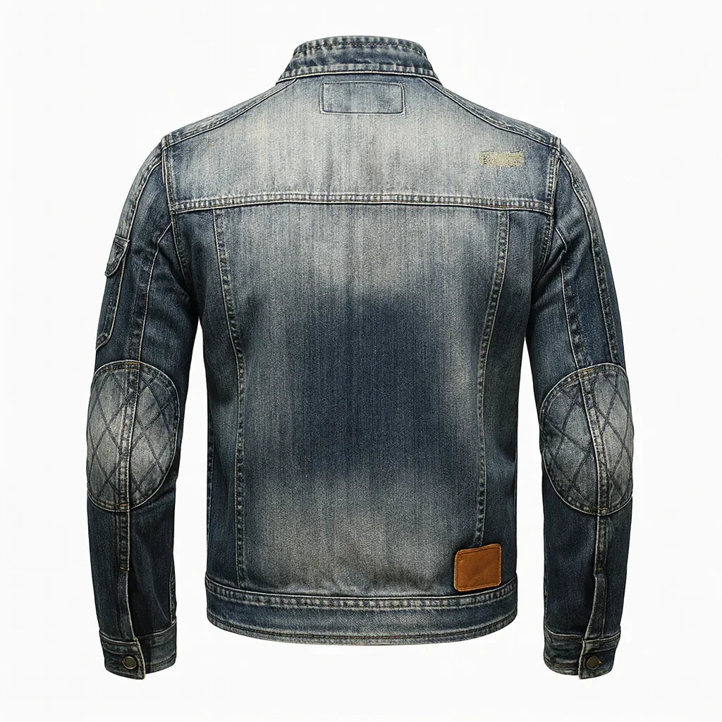 Miguel Angel Men's Retro Denim Jacket | Rebooters