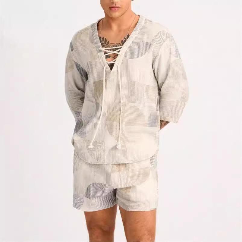 Men’s Casual Set with Breathable Fabric and Relaxed Fit Rebooters mens 2 piece set
