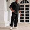 Men’s Casual Linen Blend Set for Effortless Style Rebooters mens 2 piece set