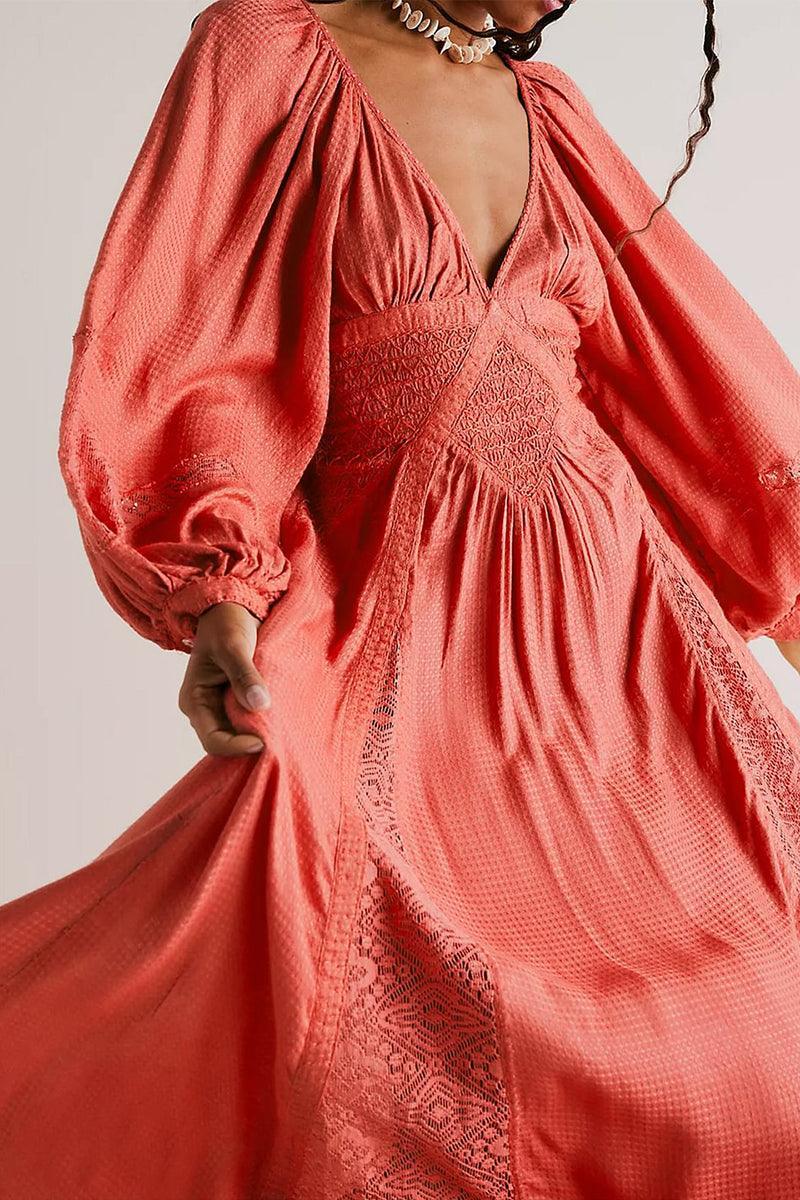 Jasmine Bohemian Meadow Drift Maxi Dress for Elegant Beachwear Rebooters Maxi Women's Dresses