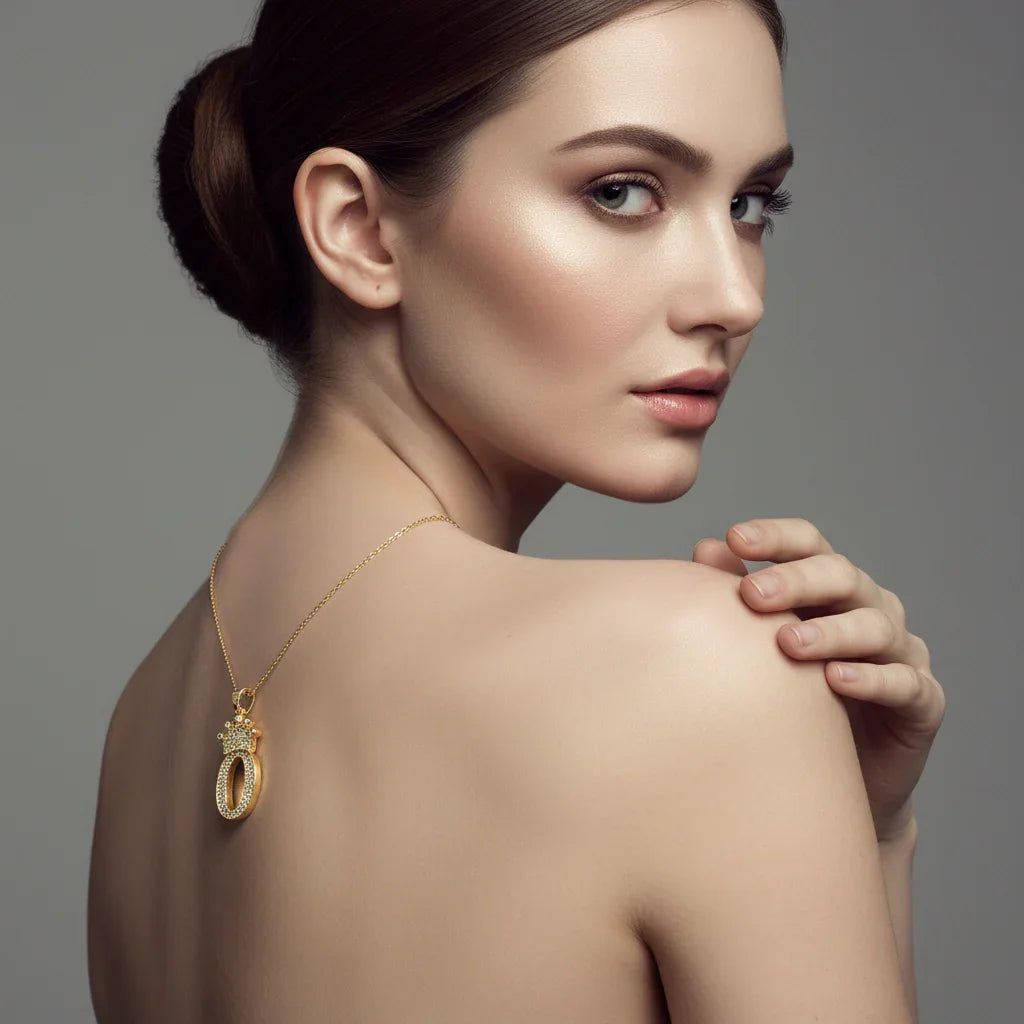 Letter Necklace A–Z, Gold Initial Necklace | Rebooters