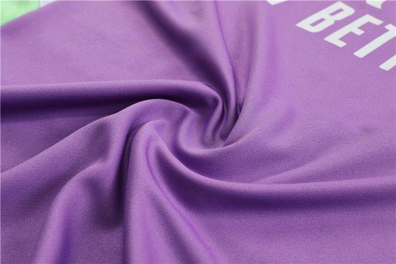 Orchard Premium Mens Tracksuit Two Piece Set for Fans and Players Purple Navy - Rebooters