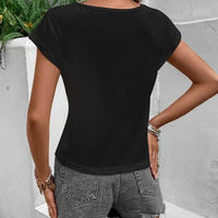 Elegant V-Neck Shirt Top for Women - Casual Chic Style Rebooters Womens Shirts