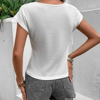 Elegant V-Neck Shirt Top for Women - Casual Chic Style Rebooters Womens Shirts