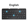 Portable Bluetooth Wireless Folding Keyboard for iPad iPhone Mac Rechargeable Compact Design - Rebooters