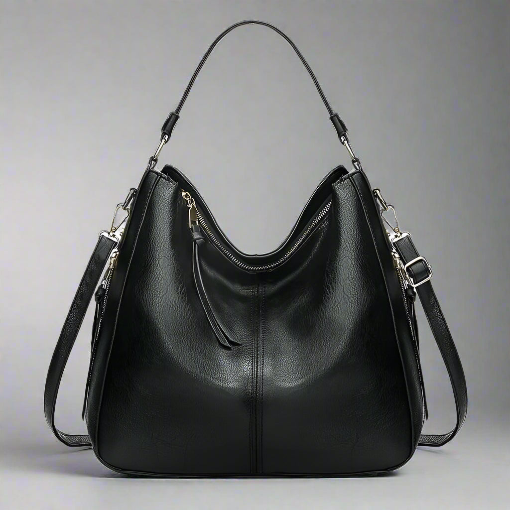 Women Premium Spacious Leather Shoulder Bag for Everyday Use - Rebooters
